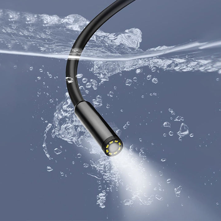 ScopeLite HD – Bærbar inspeksjonskamera med skjerm og 8m kabel | Luvikno
