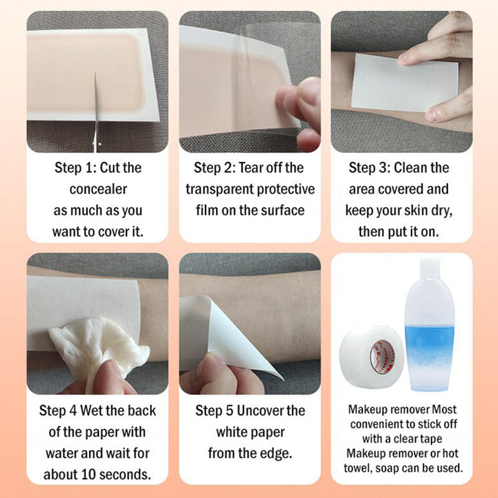 Nye produkter Ultra-Tynn Tatovering og Arr Concealer Patch Luvikno