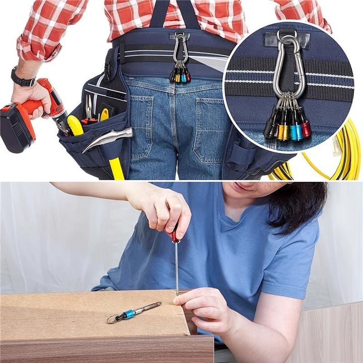 Luvikno | 1/4" sekskantet skrutrekker bits-holder nøkkelringer
