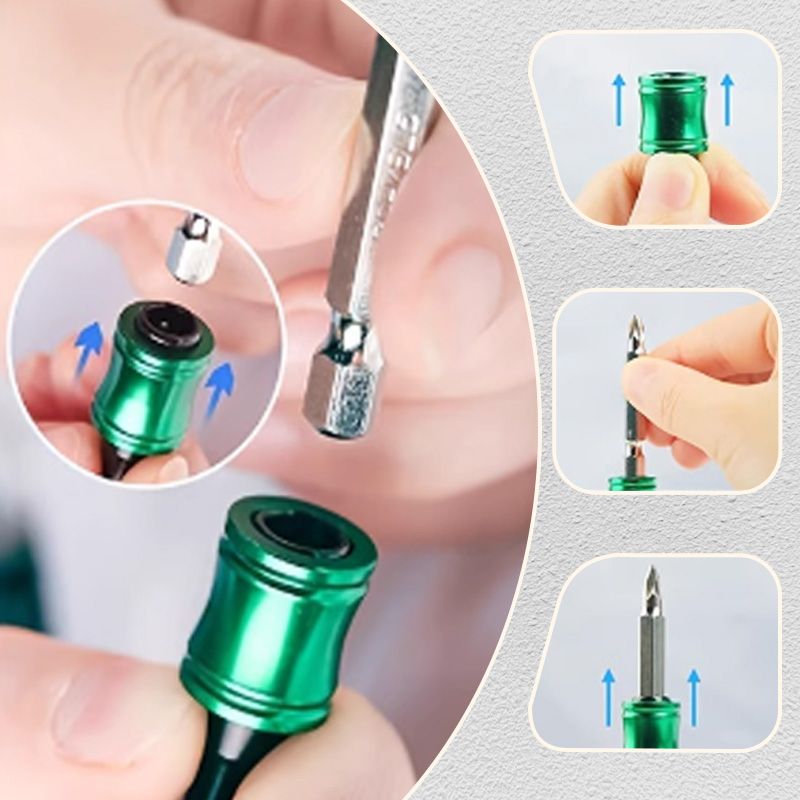 Luvikno | 1/4" sekskantet skrutrekker bits-holder nøkkelringer