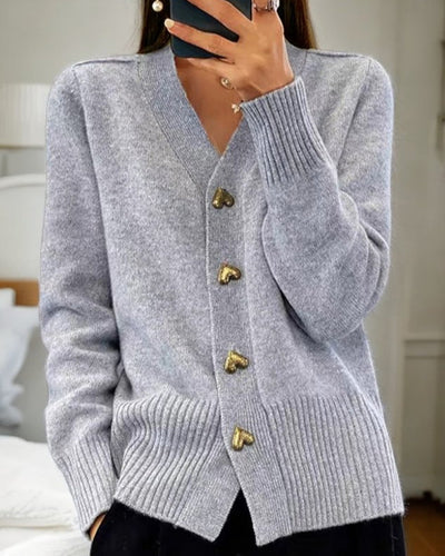 Luvik | Dam Hjertemist Knitted Sweater