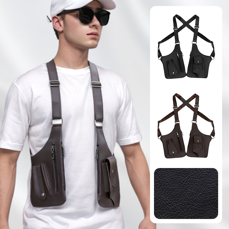 ShadowCarry Pro – Diskret Skulderveske for Menn | Luvikno