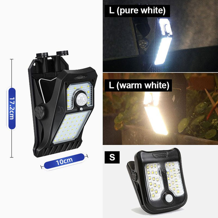 Luvikno | LuxeGlow Solar Clip Light | Enkel installasjon med miljøvennlig belysning