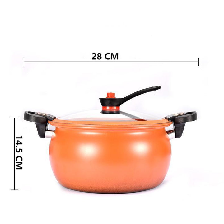 McRib Stone Mikro Matlagingsgryte med Non-Stick Belegg | Luvikno
