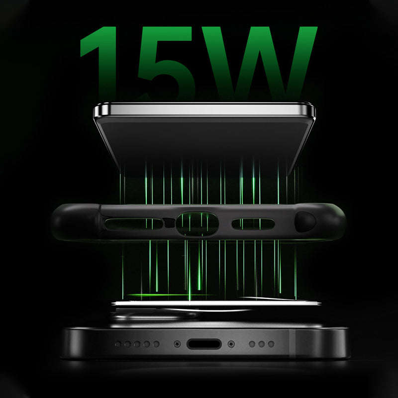 Luvikno | LuxuraTech Dual-Mode Magnetisk Power Bank | Allsidig ladeløsning med integrert stativ for maksimal bekvemmelighet