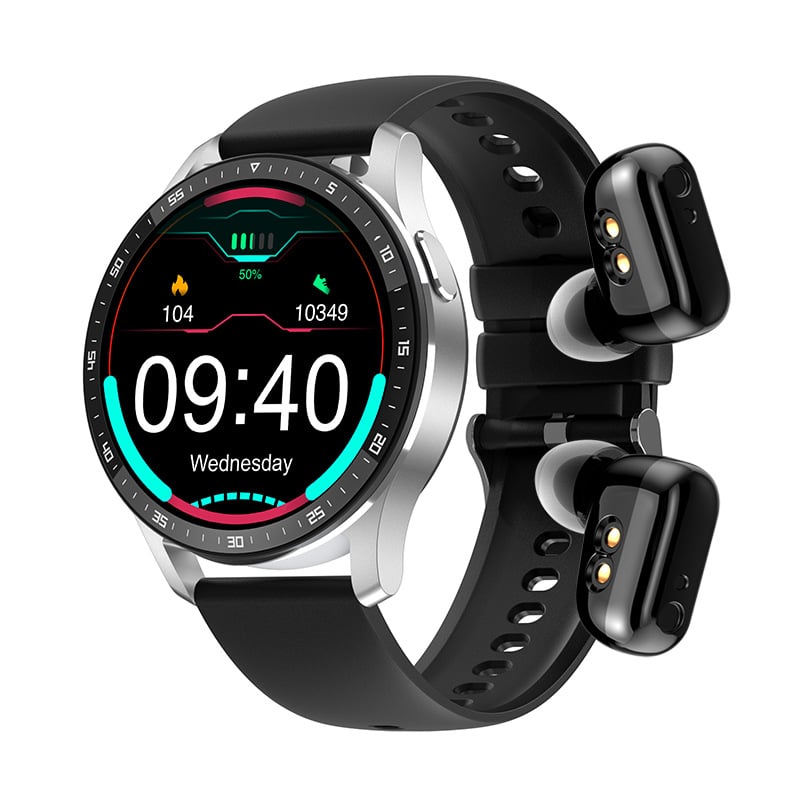 2-i-1 Smartklokke med integrerte hodetelefoner | Luvikno