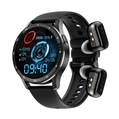 2-i-1 Smartklokke med integrerte hodetelefoner | Luvikno