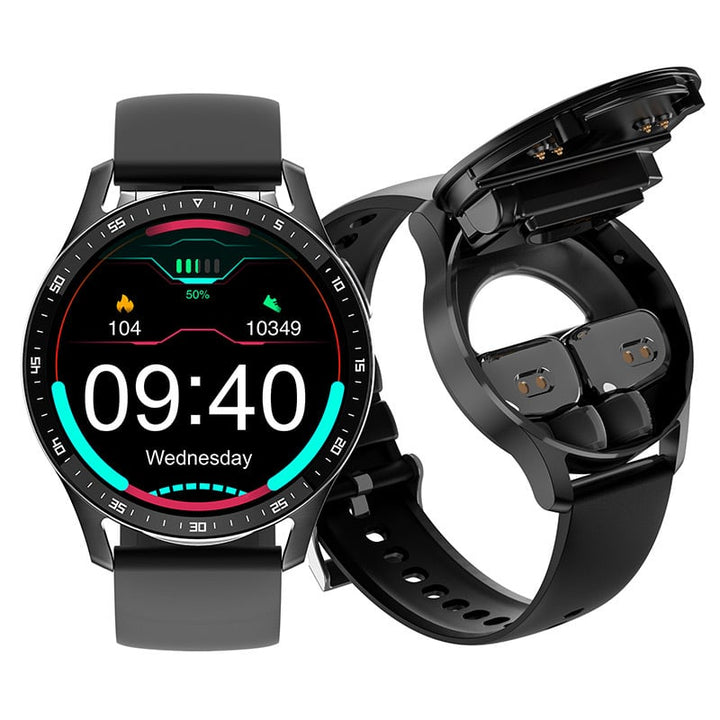 2-i-1 Smartklokke med integrerte hodetelefoner | Luvikno