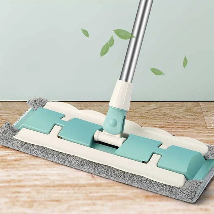 FlexiClean Gulvmopp med teleskopisk håndtak og mikrofiber | Luvikno