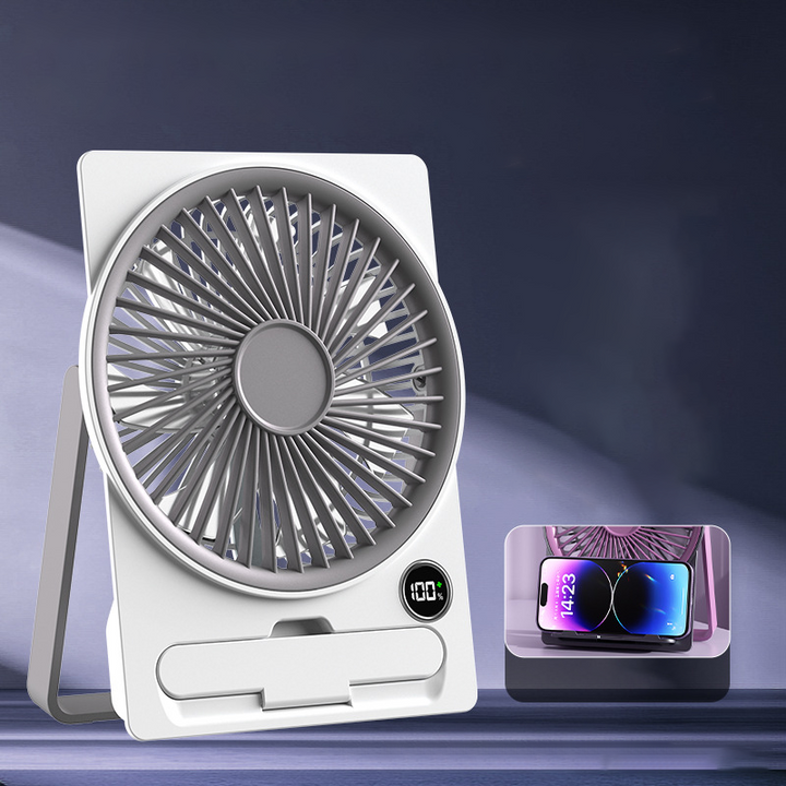 Ultrathin, oppladbar mini vifte med USB-port | Luvikno