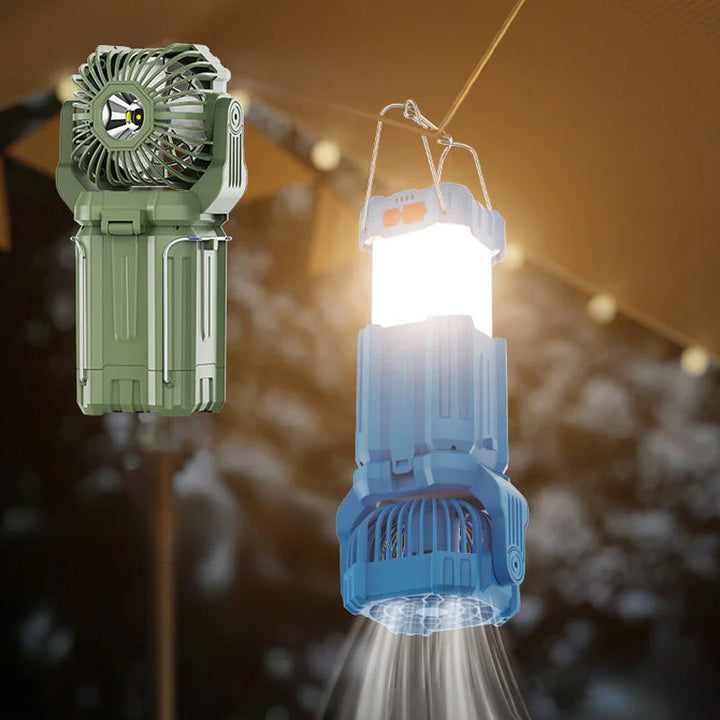 Solar LED Sterk Lys Utendørs Vifte Lanterne | Luvikno