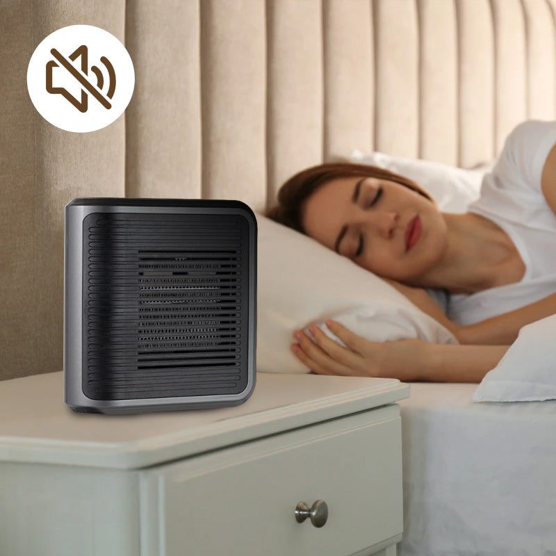 Luvikno | Warmteluxe 800W Plug Varme – Kompakt, energieffektiv elektrisk mini varmeovn