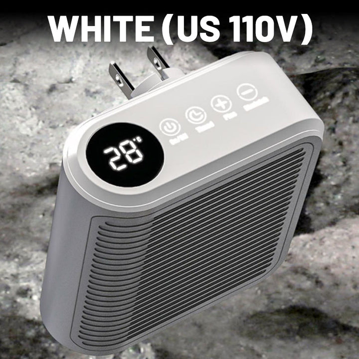 Luvikno | Warmteluxe 800W Plug Varme – Kompakt, energieffektiv elektrisk mini varmeovn