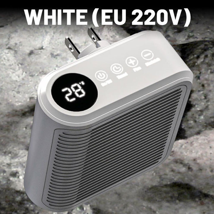 Luvikno | Warmteluxe 800W Plug Varme – Kompakt, energieffektiv elektrisk mini varmeovn