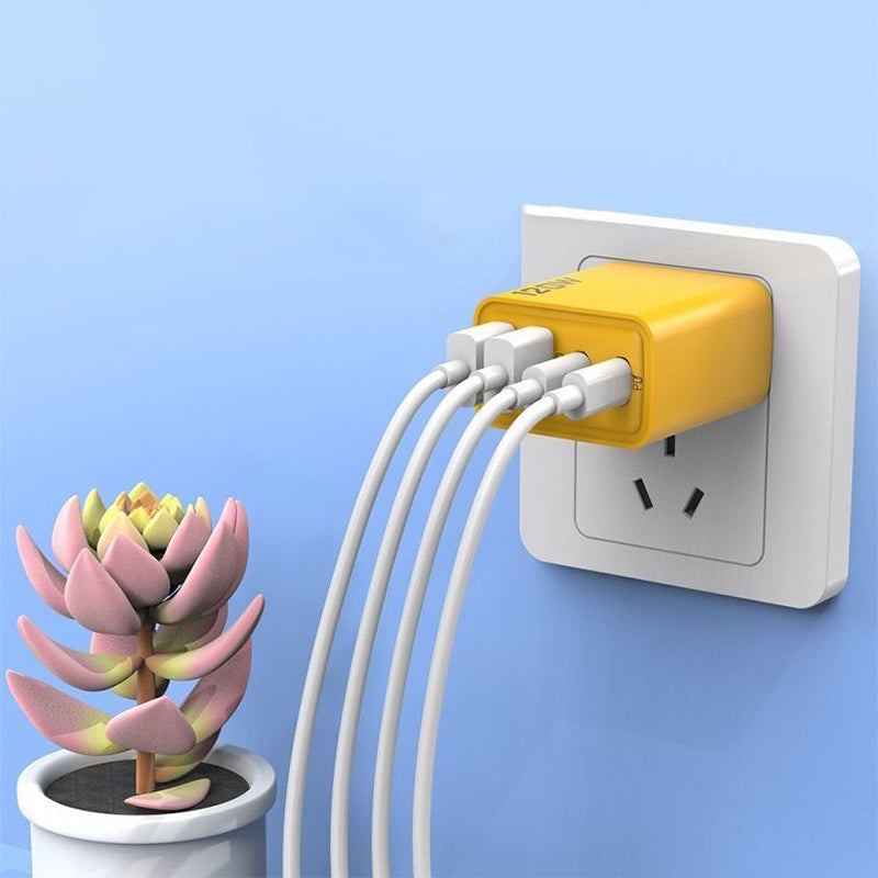 120W USB hurtiglader med 4 porter | Luvikno