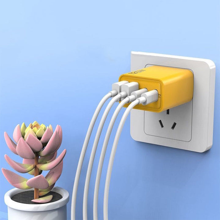120W USB hurtiglader med 4 porter | Luvikno