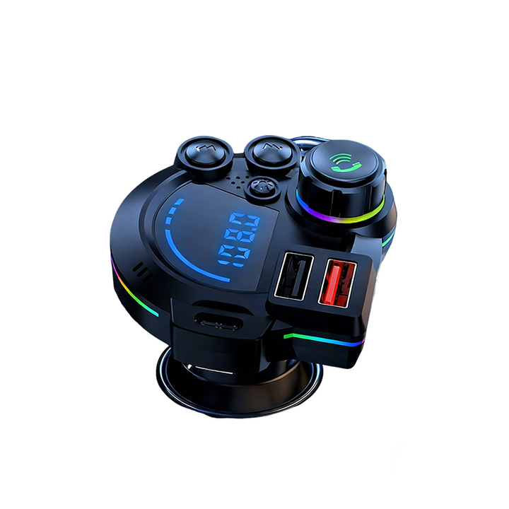 Bil FM-sender Bluetooth 5.3 Dual-USB | Luvikno