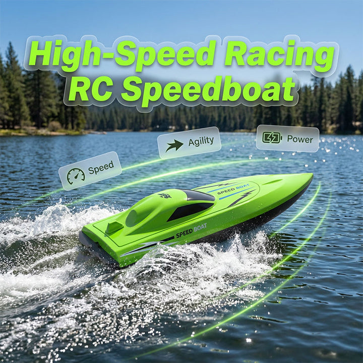 RC racingbåt med 2.4 GHz fjernkontroll | Luvikno