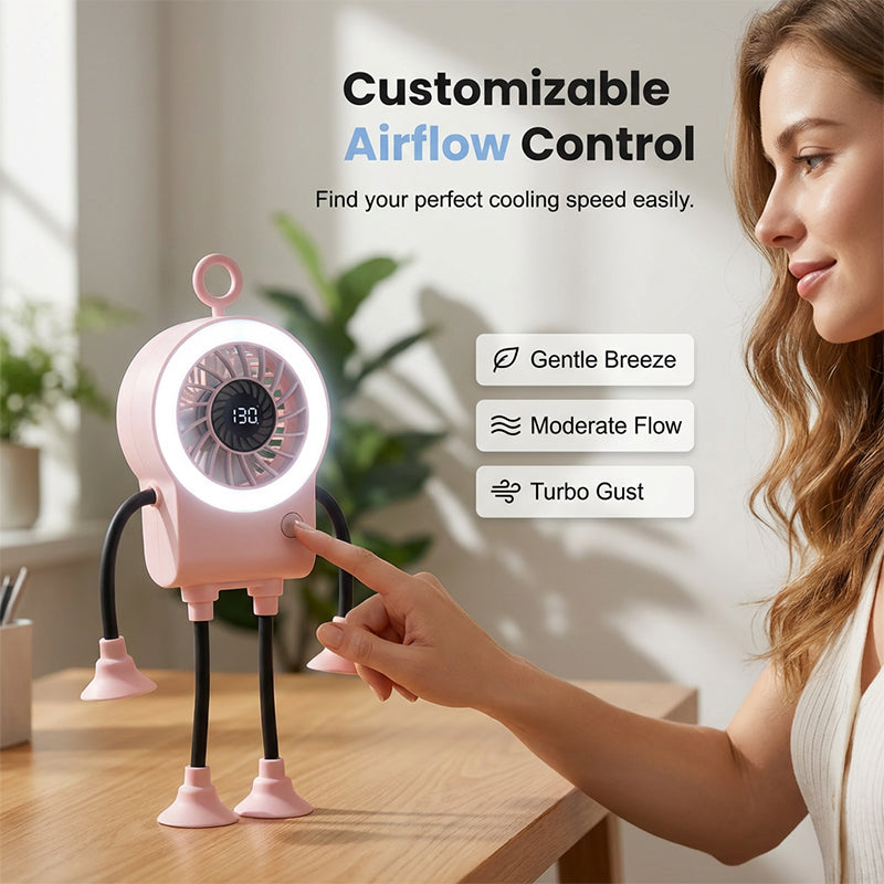 Fleksibel Robot Bordvifte med LED Lys | Luvikno