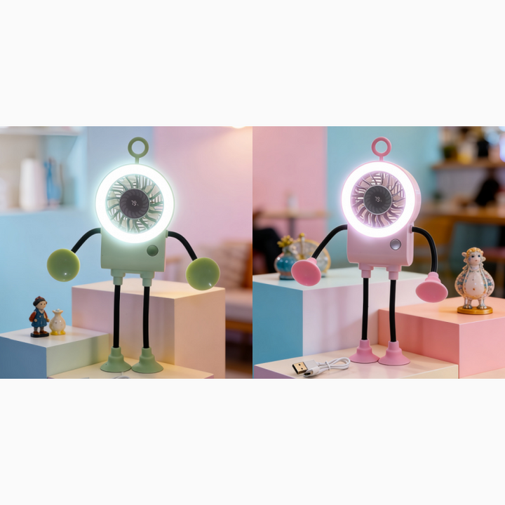 Fleksibel Robot Bordvifte med LED Lys | Luvikno