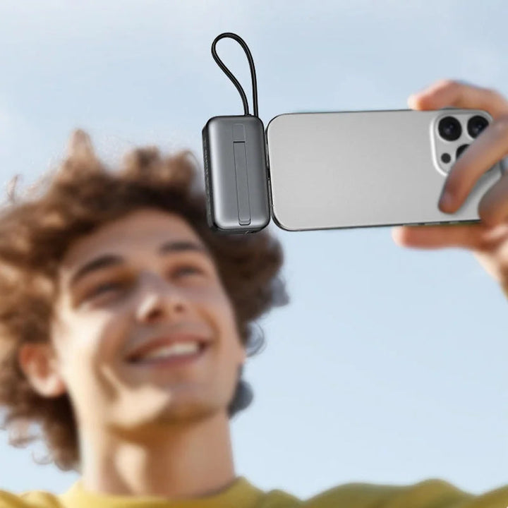 Magnetisk 3-i-1 Powerbank med trådløs lading | Luvikno