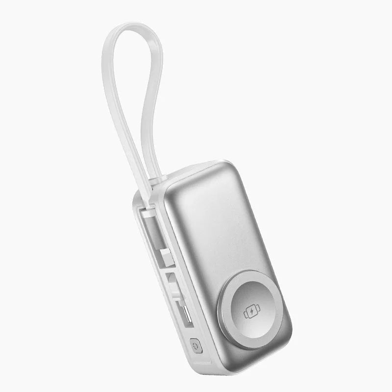 Magnetisk 3-i-1 Powerbank med trådløs lading | Luvikno
