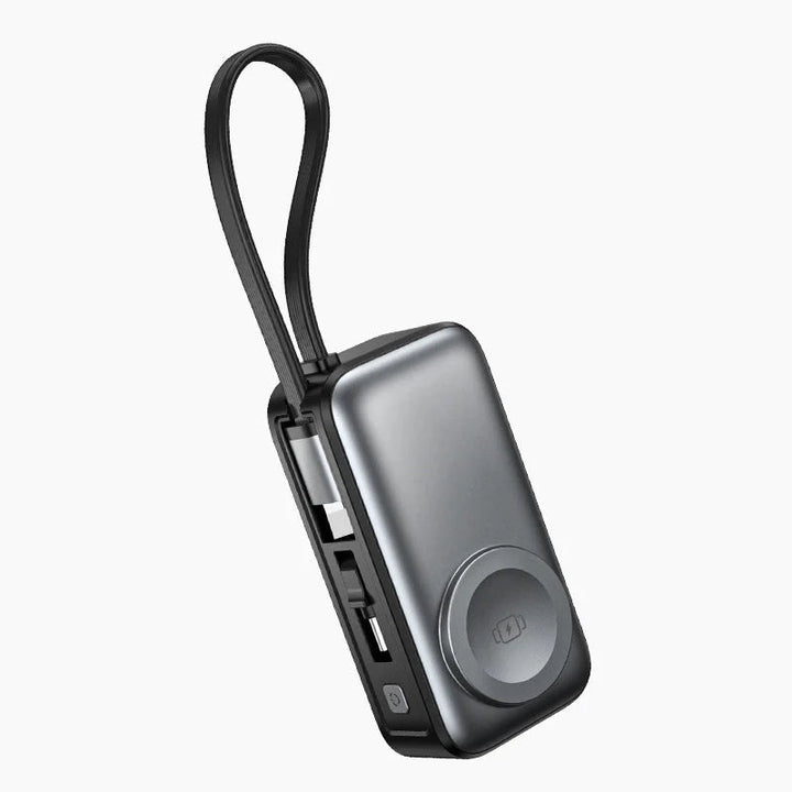 Magnetisk 3-i-1 Powerbank med trådløs lading | Luvikno