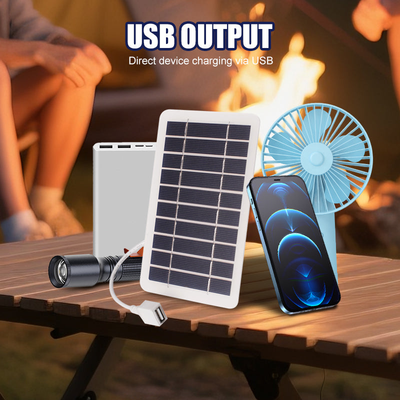 Fleksibelt solpanel 2W 5V med USB-utgang | Luvikno