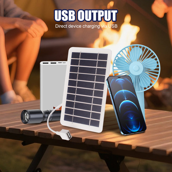 Fleksibelt solpanel 2W 5V med USB-utgang | Luvikno