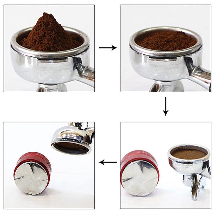 Rustfritt Stål Kaffe Tamper Kaffe Pulver Hammer Kaffe Tilbehør | Luvikno