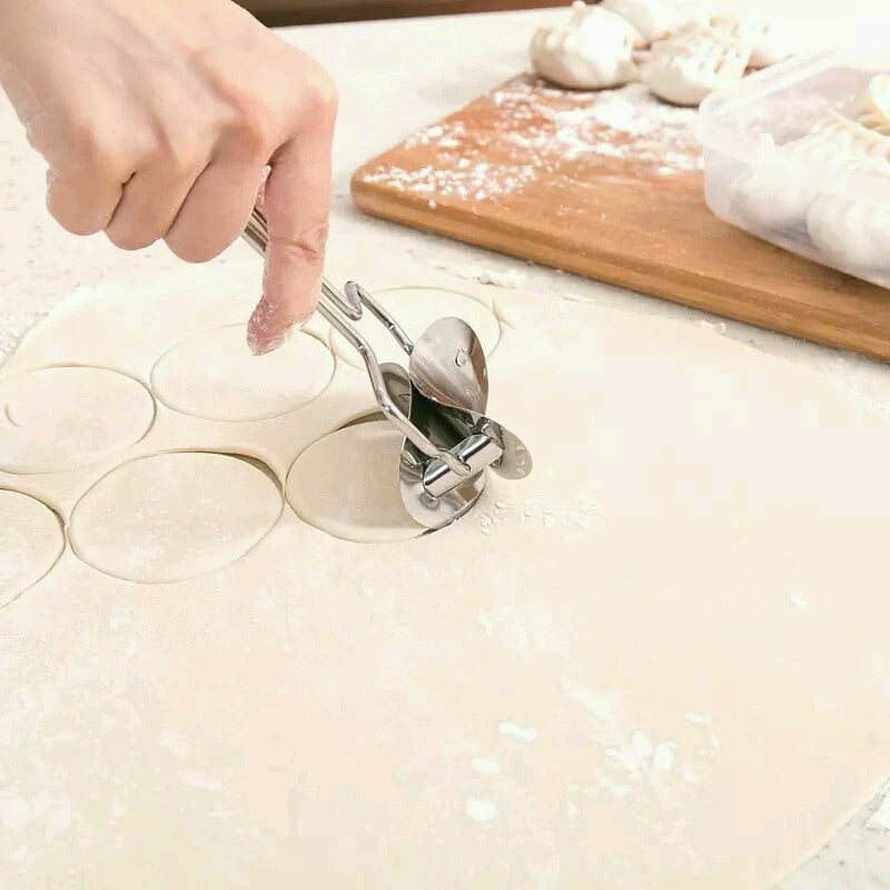 Rustfritt Stål Dumpling Maker Manuell Ravioli Mold Press Deig Cutter | Luvikno