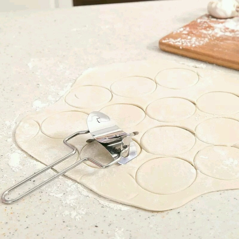 Rustfritt Stål Dumpling Maker Manuell Ravioli Mold Press Deig Cutter | Luvikno