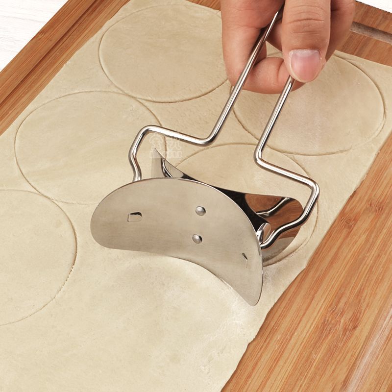 Rustfritt Stål Dumpling Maker Manuell Ravioli Mold Press Deig Cutter | Luvikno