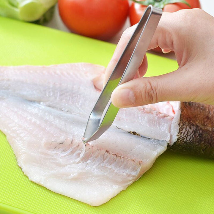Rustfritt Stål Fiskebein Tanga | Luvikno