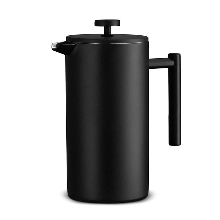 Rustfritt Stål Fransk Press Dobbel Vegg Isolert Kaffe Te Maker | Luvikno