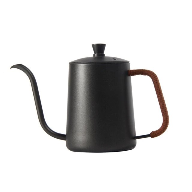 Rustfritt Stål Gåsehals Tekanne Kokeplater Tekanne Dryppkettle | Luvikno