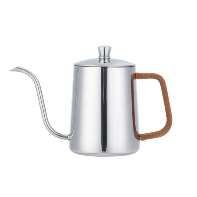 Rustfritt Stål Gåsehals Tekanne Kokeplater Tekanne Dryppkettle | Luvikno
