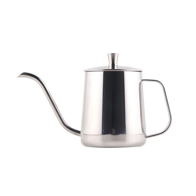Rustfritt Stål Gåsehals Tekanne Kokeplater Tekanne Dryppkettle | Luvikno