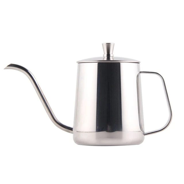 Rustfritt Stål Gåsehals Tekanne Kokeplater Tekanne Dryppkettle | Luvikno