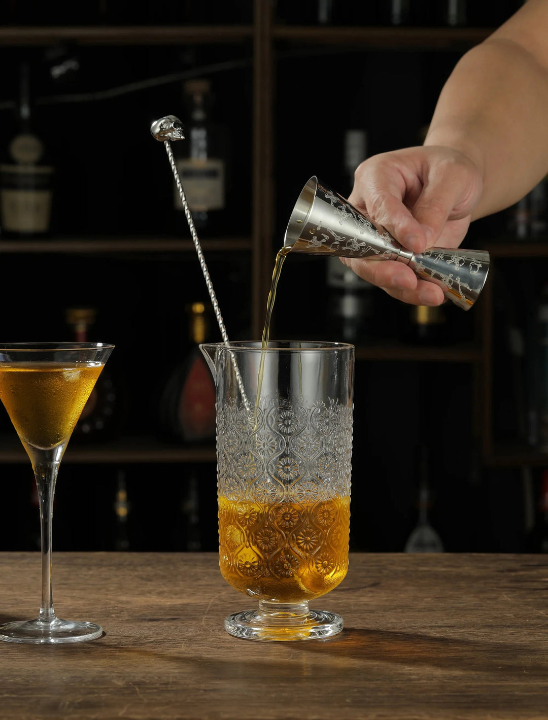 Rustfritt Stål Jigger Cocktail Jigger Bar Målinger Bar Verktøy Bar Tilbehør | Luvikno