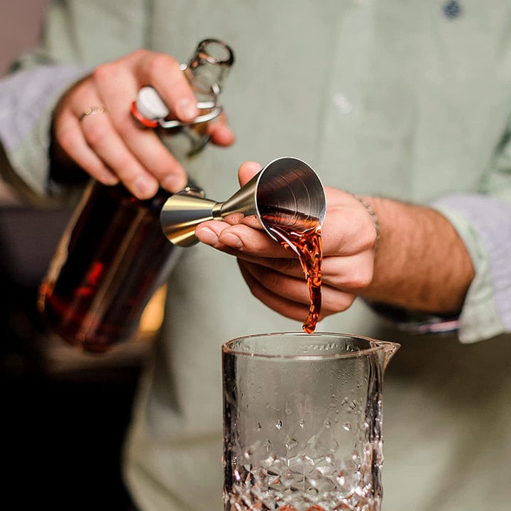 Rustfritt Stål Jigger Cocktailmåling Barverktøy Bar Tilbehør | Luvikno