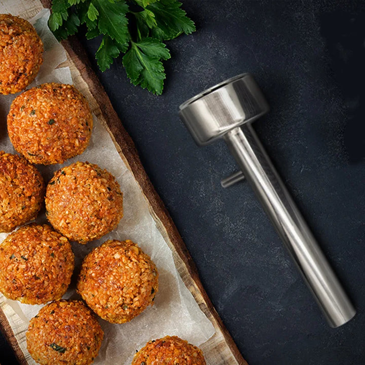 Rustfritt stål Non-Stick Kjøttbolle Maker Falafel Ball Scoop Molder | Luvikno