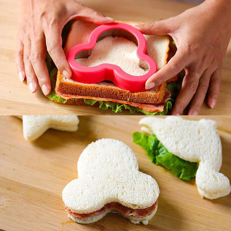 Rustfritt Stål Sandwich Kuttere Kakeform Stempel Mat Form Maker | Luvikno