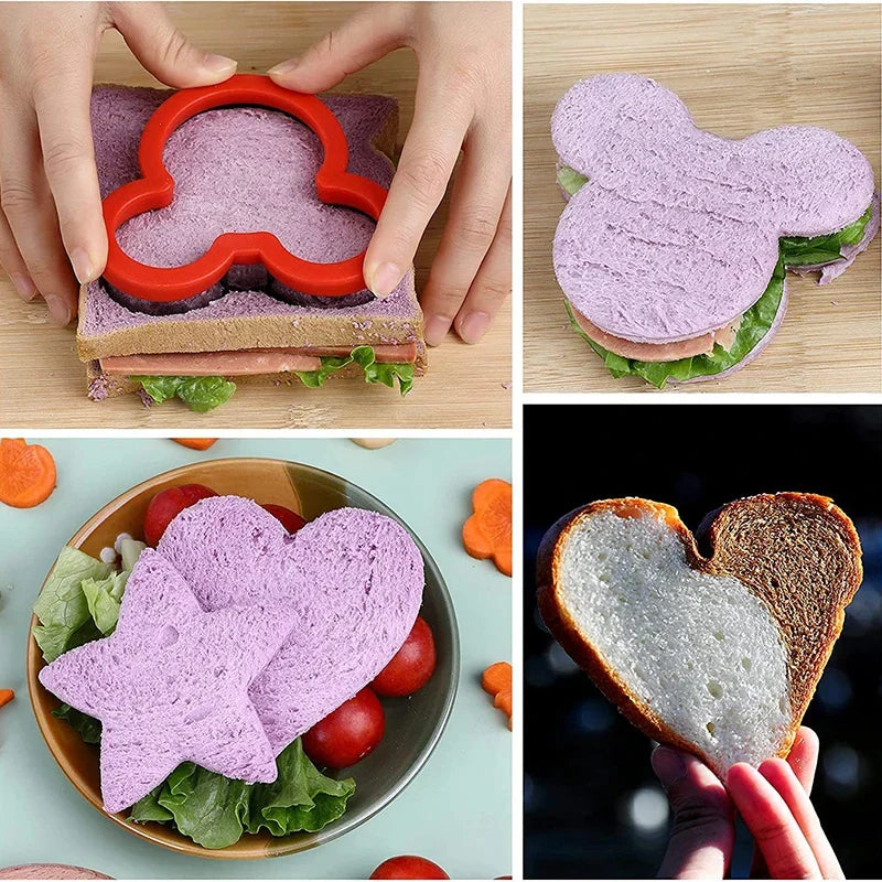 Rustfritt Stål Sandwich Kuttere Kakeform Stempel Mat Form Maker | Luvikno