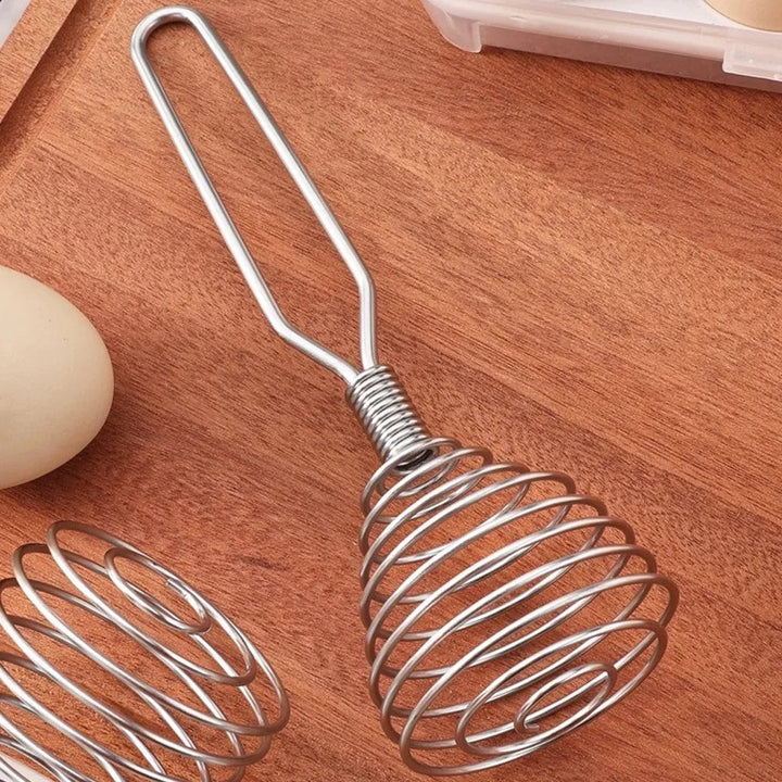 Rustfritt stål spiralvisp manuell blender matlaging egg saus rører | Luvikno