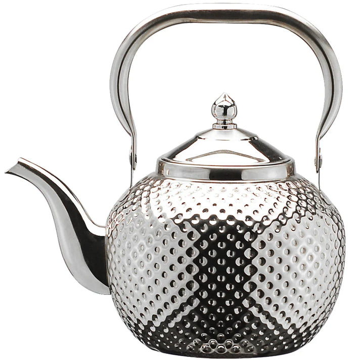 Rustfritt Stål Komfyrkjele Restaurant Teapot med Avtakbar Tefilter | Luvikno