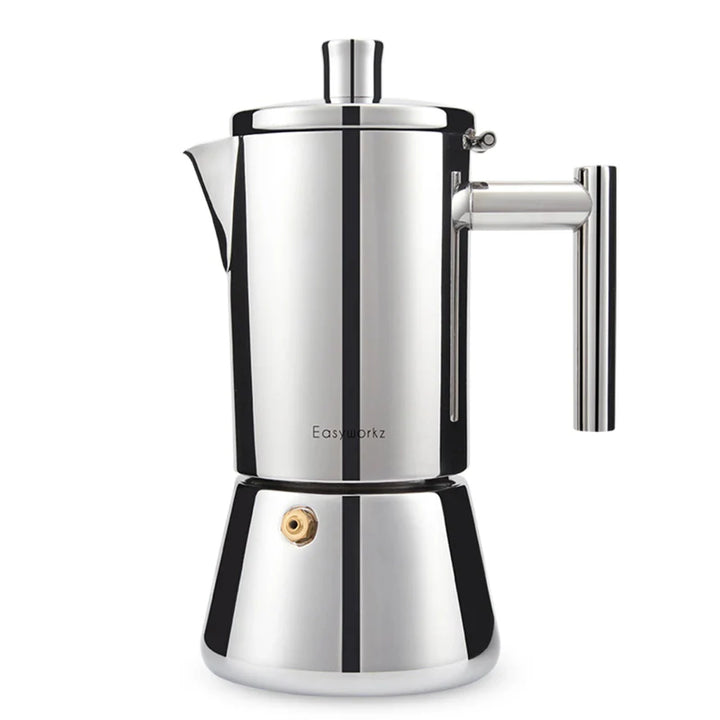 Rustfritt stål komfyr espresso maker Moka Pot kaffemaskin | Luvikno