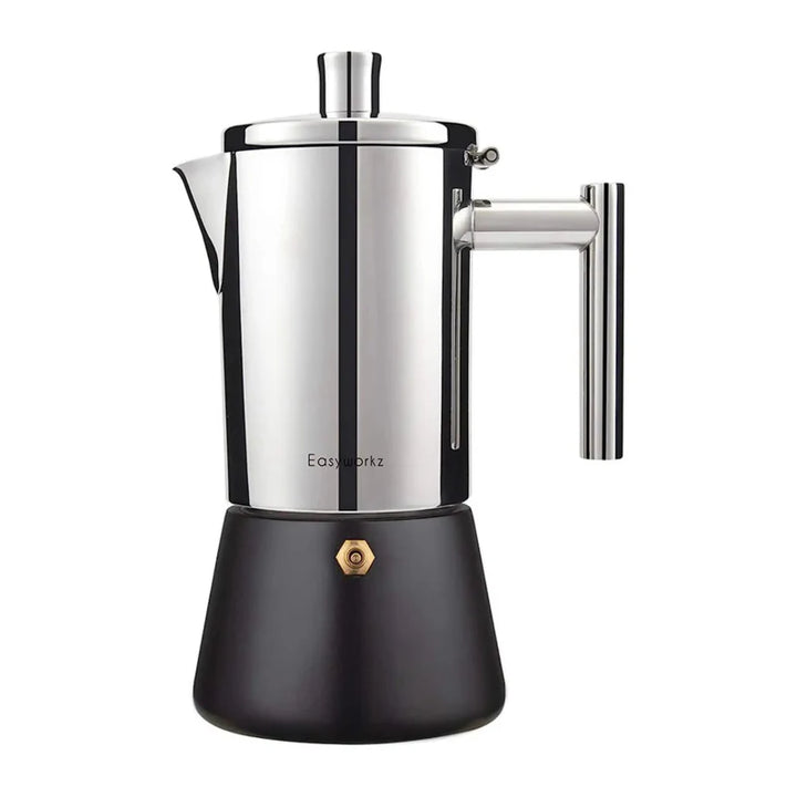 Rustfritt stål komfyr espresso maker Moka Pot kaffemaskin | Luvikno