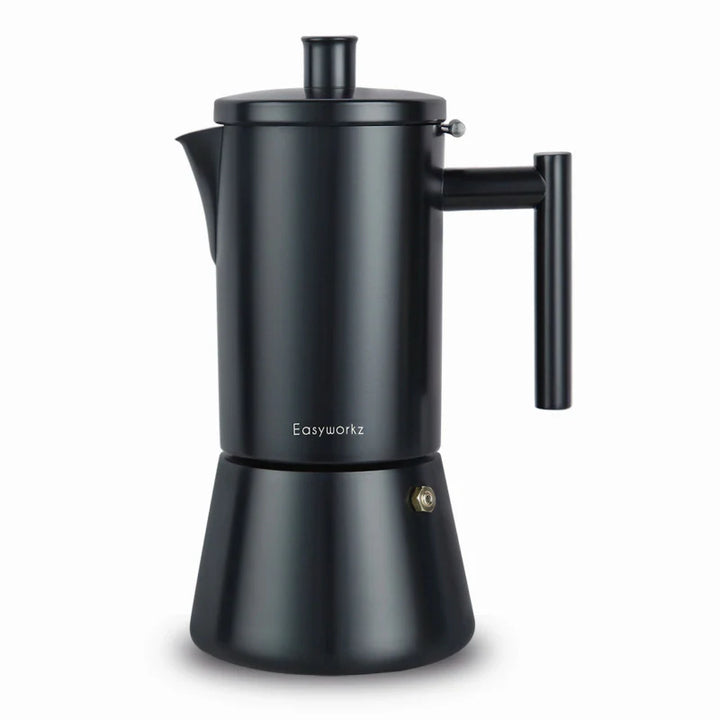 Rustfritt stål komfyr espresso maker Moka Pot kaffemaskin | Luvikno