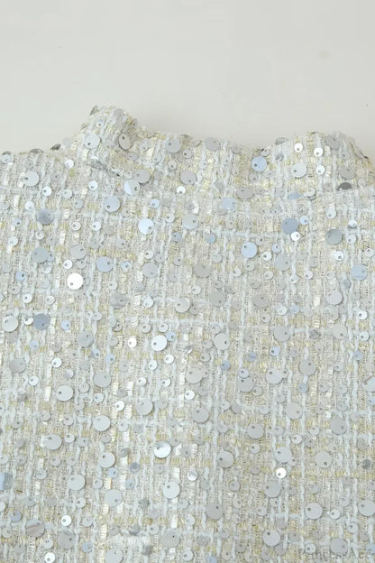 Luvik | Kaulus Paljetti Pitkähihaainen Takki